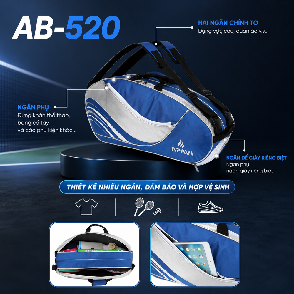 Túi Cầu Lông APAVI AB-520