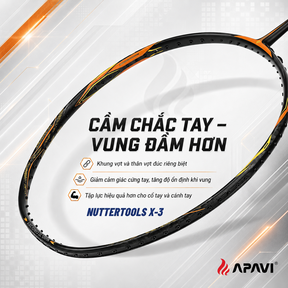 Vợt Tập Lực Cổ Tay APAVI Nuttertools X3