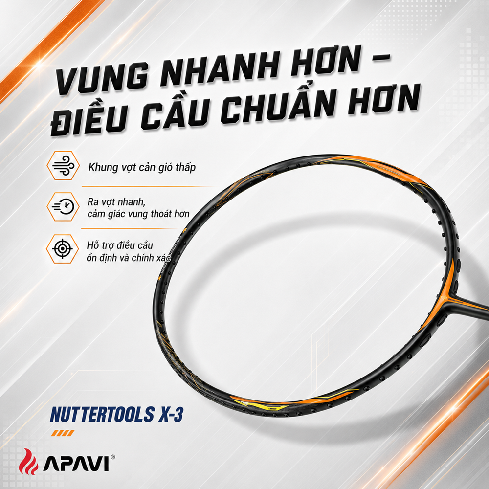 Vợt Tập Lực Cổ Tay APAVI Nuttertools X3