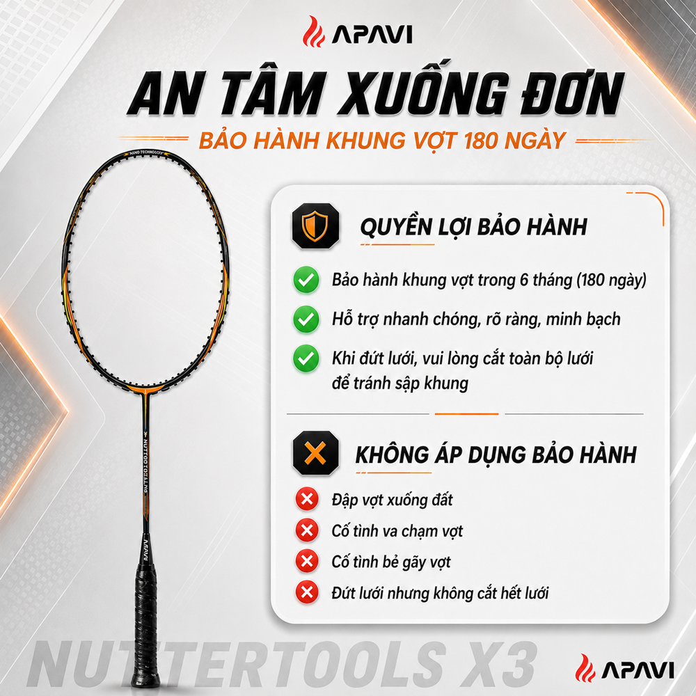 Vợt Tập Lực Cổ Tay APAVI Nuttertools X3