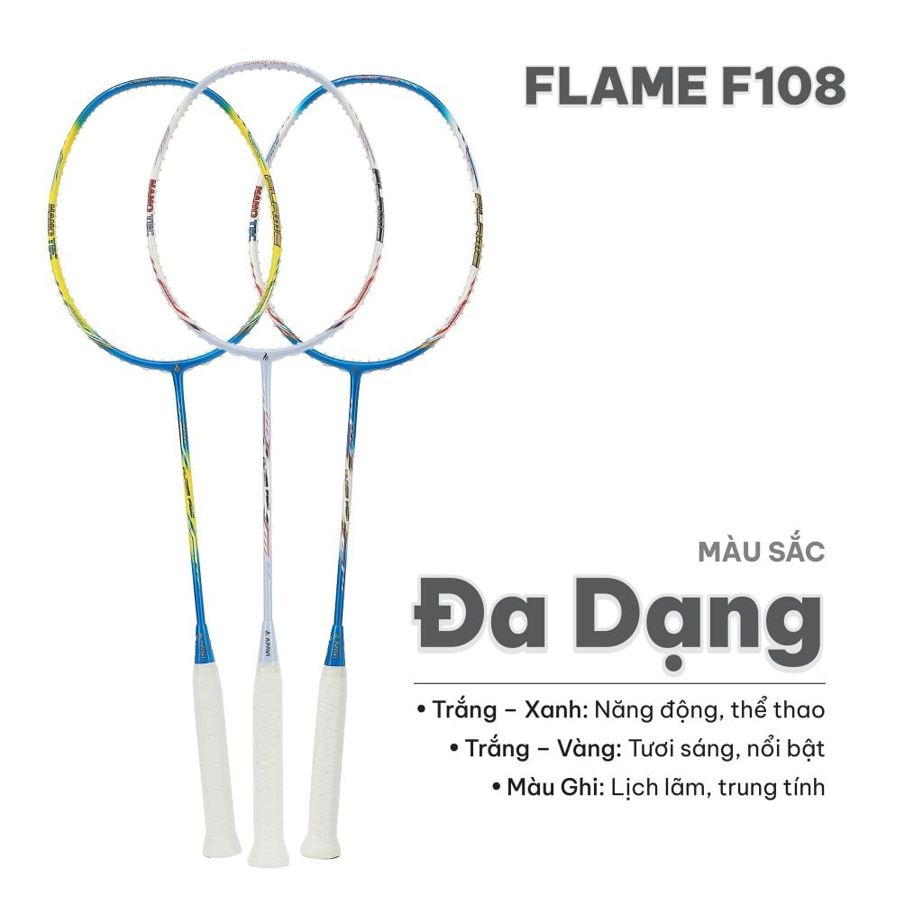 Vợt cầu lông Apavi Flame F108