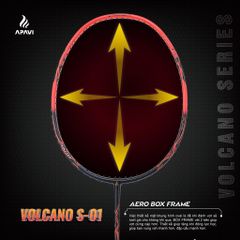 Vợt cầu lông Apavi Volcano S-01