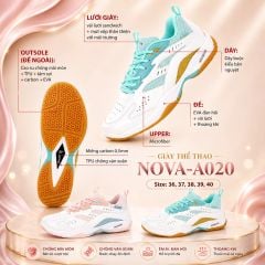 Giày Cầu Lông Nữ APAVI NOVA
