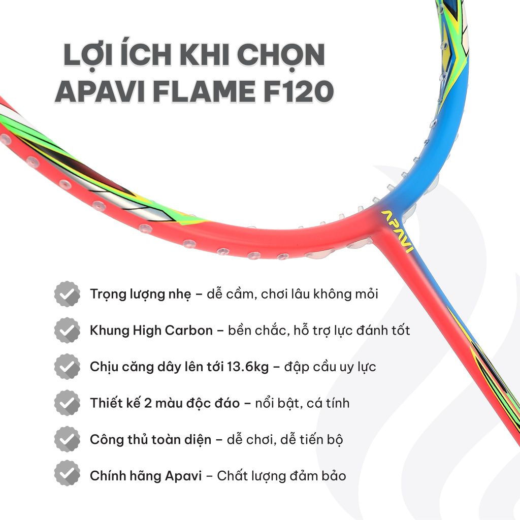 Vợt cầu lông Apavi Flame F120