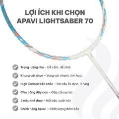 Vợt cầu lông Apavi Lightsaber 70