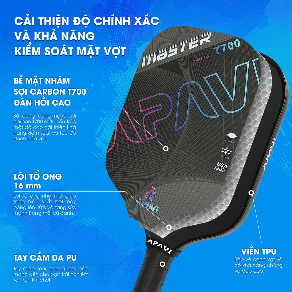Vợt Pickleball Apavi Master
