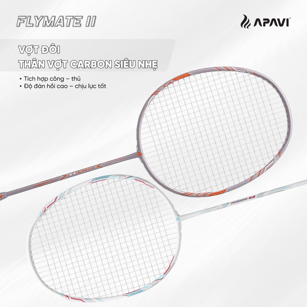 Vợt cầu lông Apavi Flymate II (1 cặp)