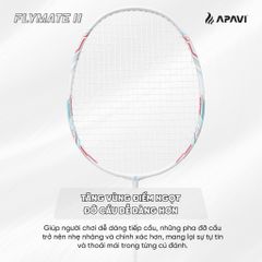 Vợt cầu lông Apavi Flymate II (1 cặp)