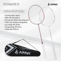 Vợt cầu lông Apavi Flymate II (1 cặp)