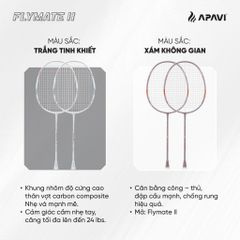 Vợt cầu lông Apavi Flymate II (1 cặp)
