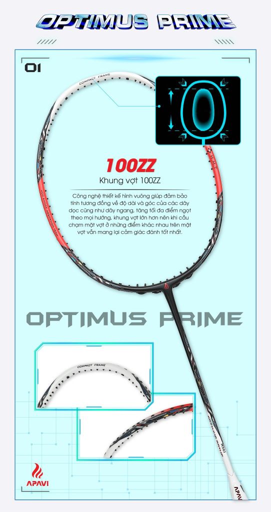 Vợt cầu lông Apavi Optimus Prime