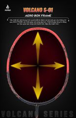 Vợt cầu lông Apavi Volcano S-01