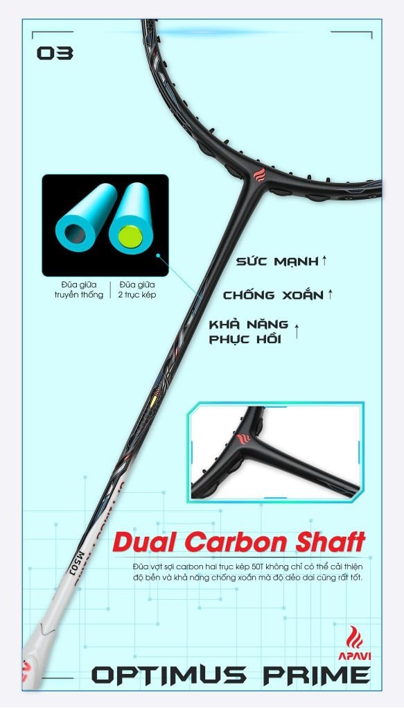 Vợt cầu lông Apavi Optimus Prime