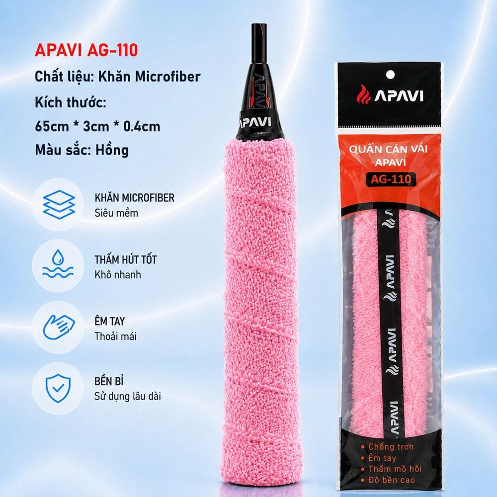 Quấn Cán Vải APAVI AG-110 – Set 10 Cái