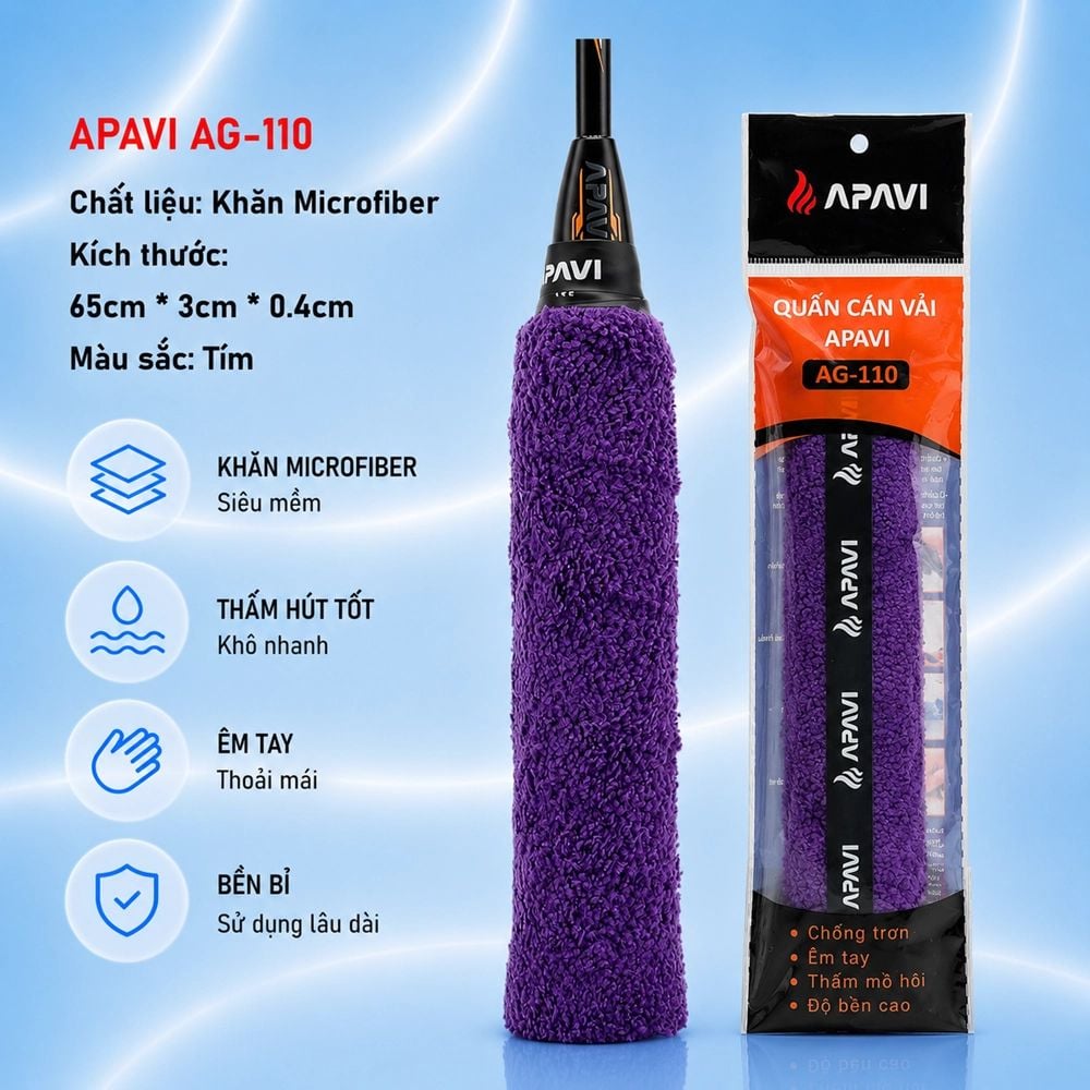 Quấn Cán Vải APAVI AG-110 – Set 10 Cái
