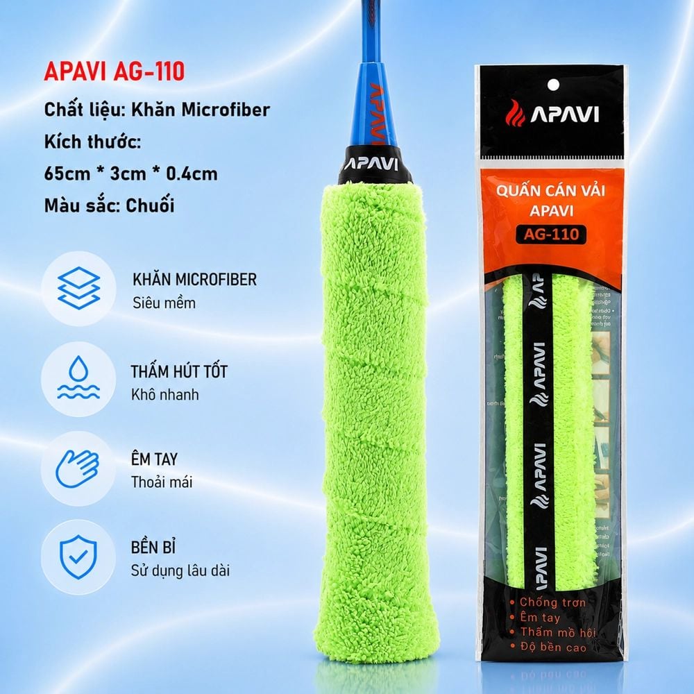 Quấn Cán Vải APAVI AG-110 – Set 10 Cái