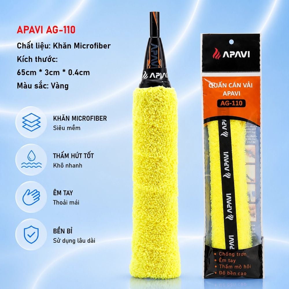 Quấn Cán Vải APAVI AG-110 – Set 10 Cái