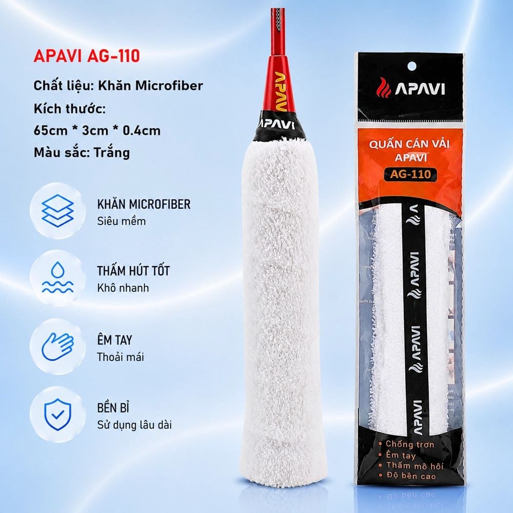 Quấn Cán Vải APAVI AG-110 – Set 10 Cái