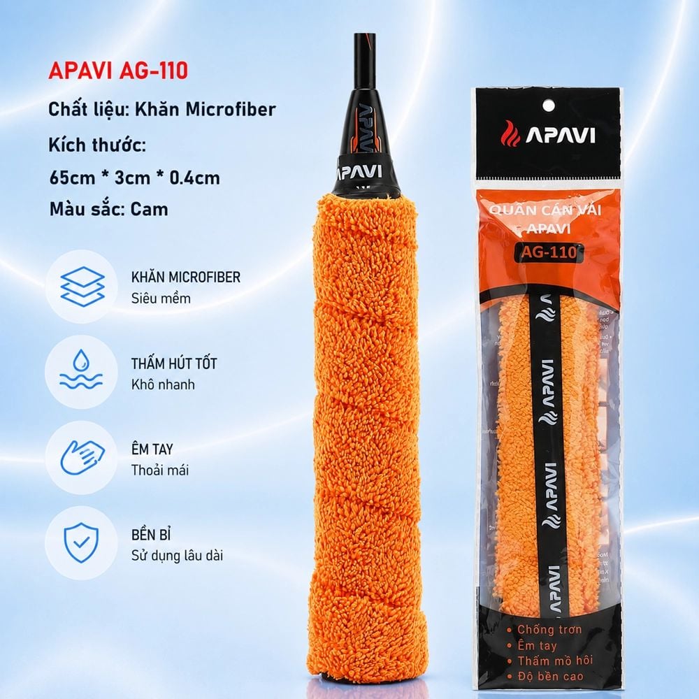 Quấn Cán Vải APAVI AG-110 – Set 10 Cái