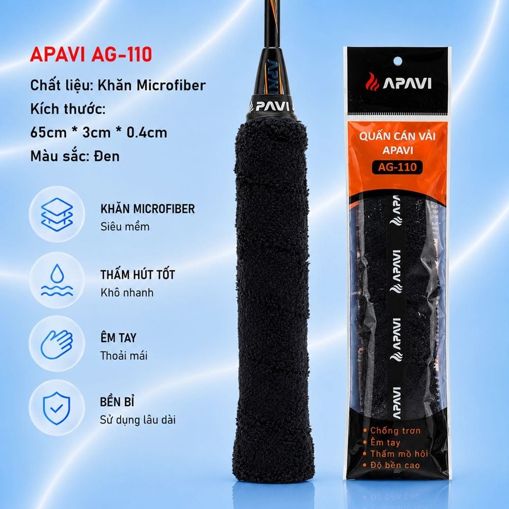 Quấn Cán Vải APAVI AG-110 – Set 10 Cái