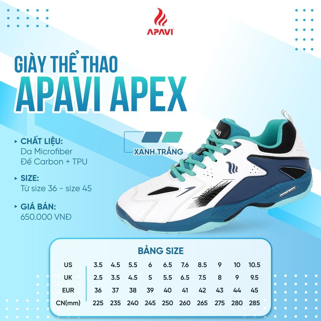 Giày cầu lông Apavi Apex