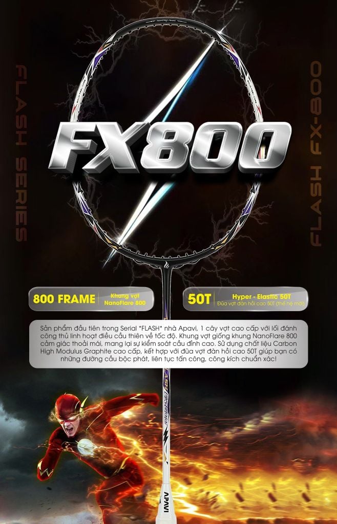 Vợt cầu lông Apavi Flash FX-800