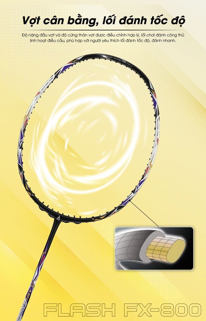 Vợt cầu lông Apavi Flash FX-800