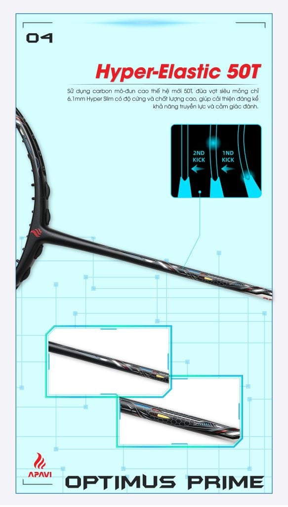 Vợt cầu lông Apavi Optimus Prime