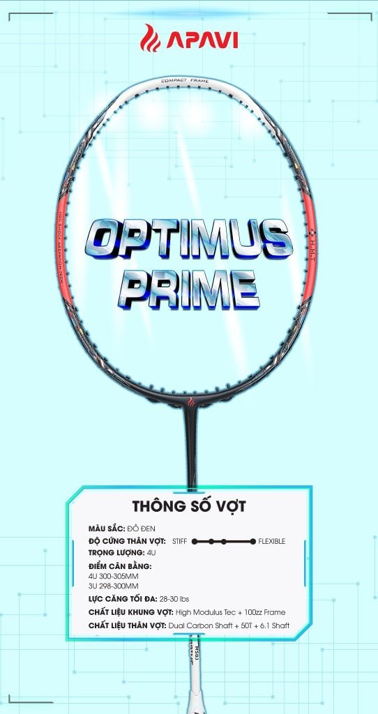 Vợt cầu lông Apavi Optimus Prime