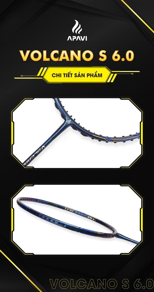 Vợt cầu lông Apavi Volcano S 6.0