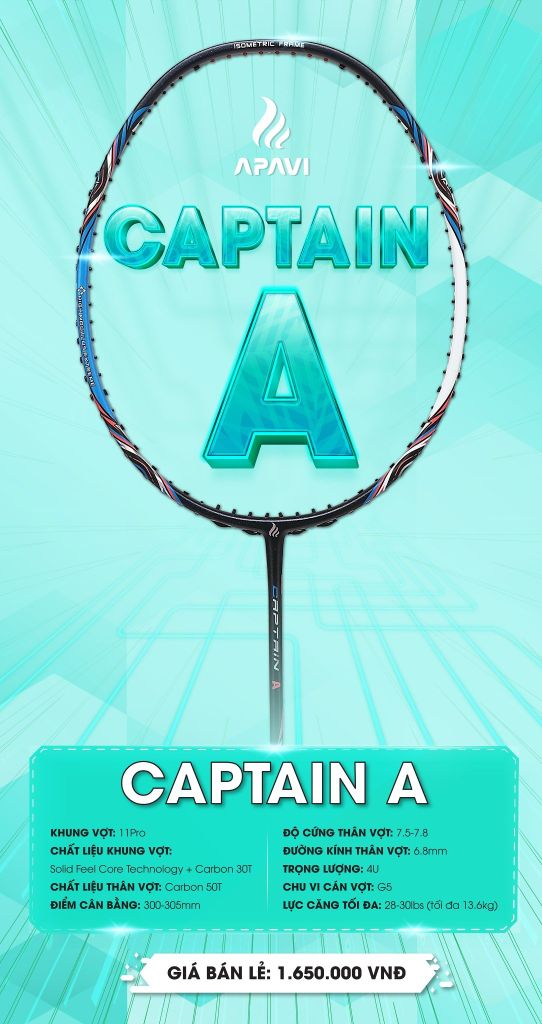 Vợt cầu lông Apavi Captain A