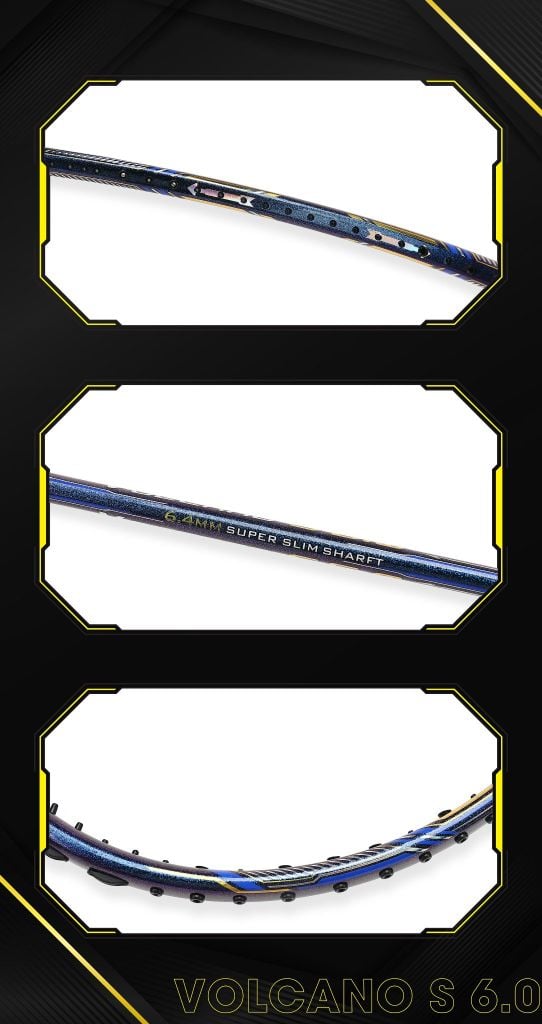 Vợt cầu lông Apavi Volcano S 6.0