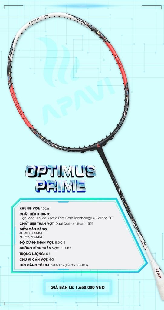 Vợt cầu lông Apavi Optimus Prime
