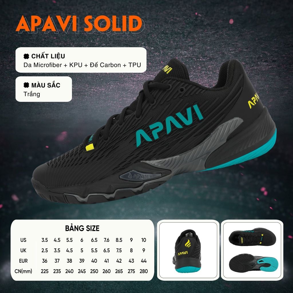 Giày Pickleball Apavi Solid