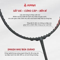 Vợt cầu lông Apavi Iron X
