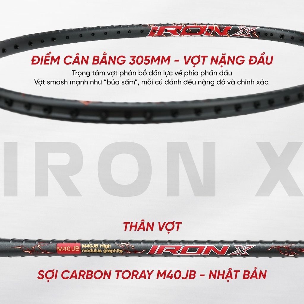 Vợt cầu lông Apavi Iron X