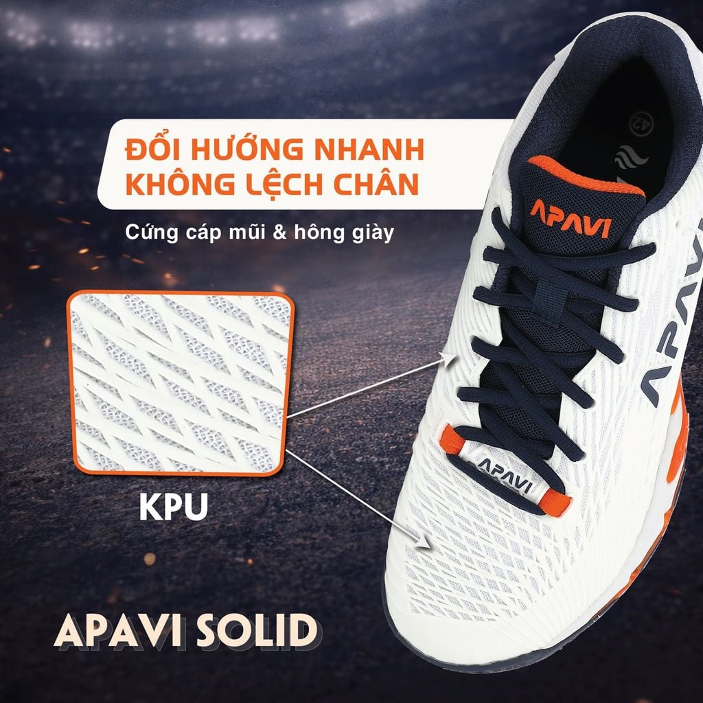 Giày Pickleball Apavi Solid