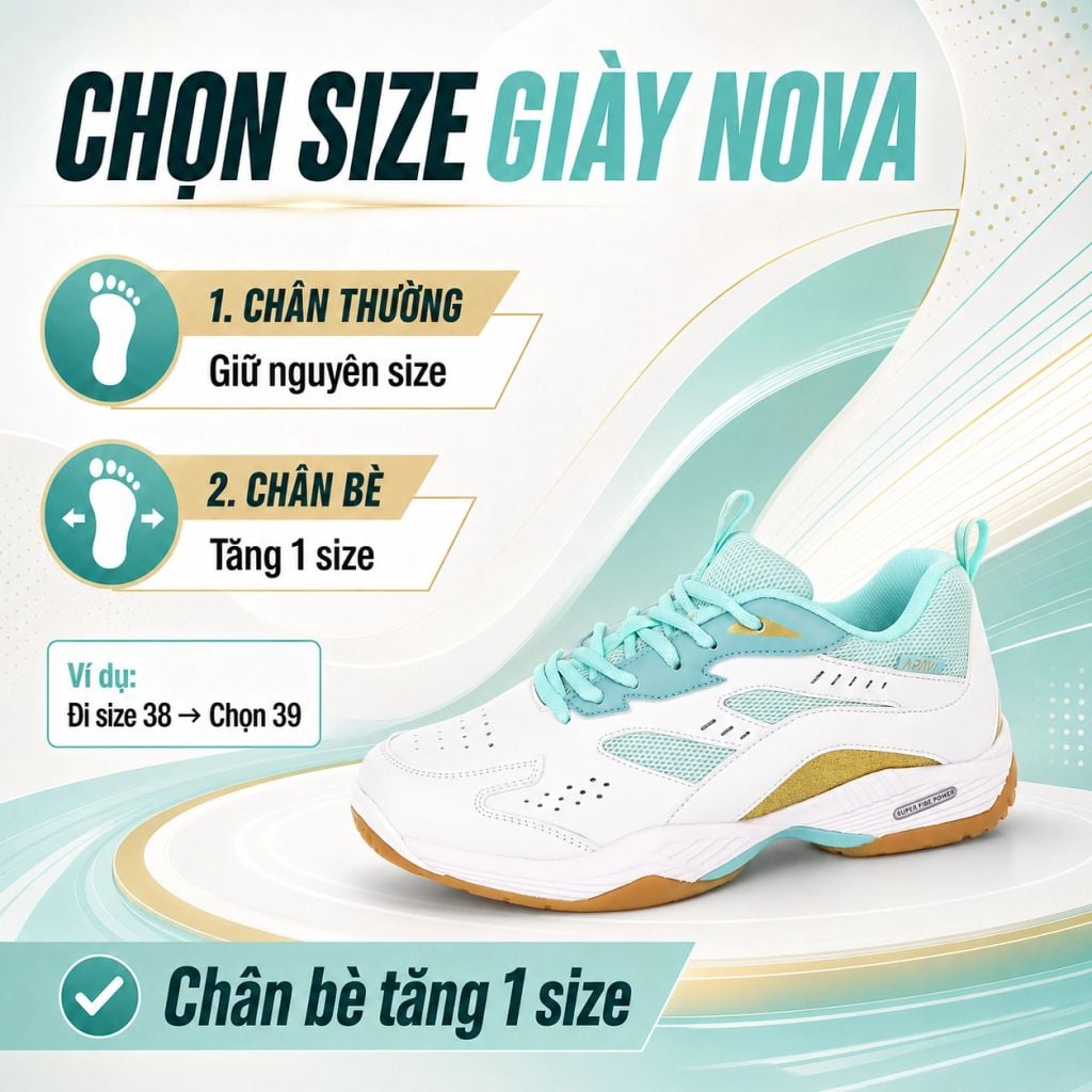 Giày Cầu Lông Nữ APAVI NOVA
