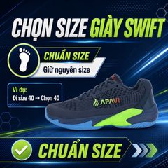Giày Pickleball APAVI SWIFT – Nhẹ, Bám Sân