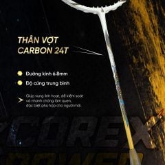 Vợt Cầu Lông CoreX Power – Cán Nhựa