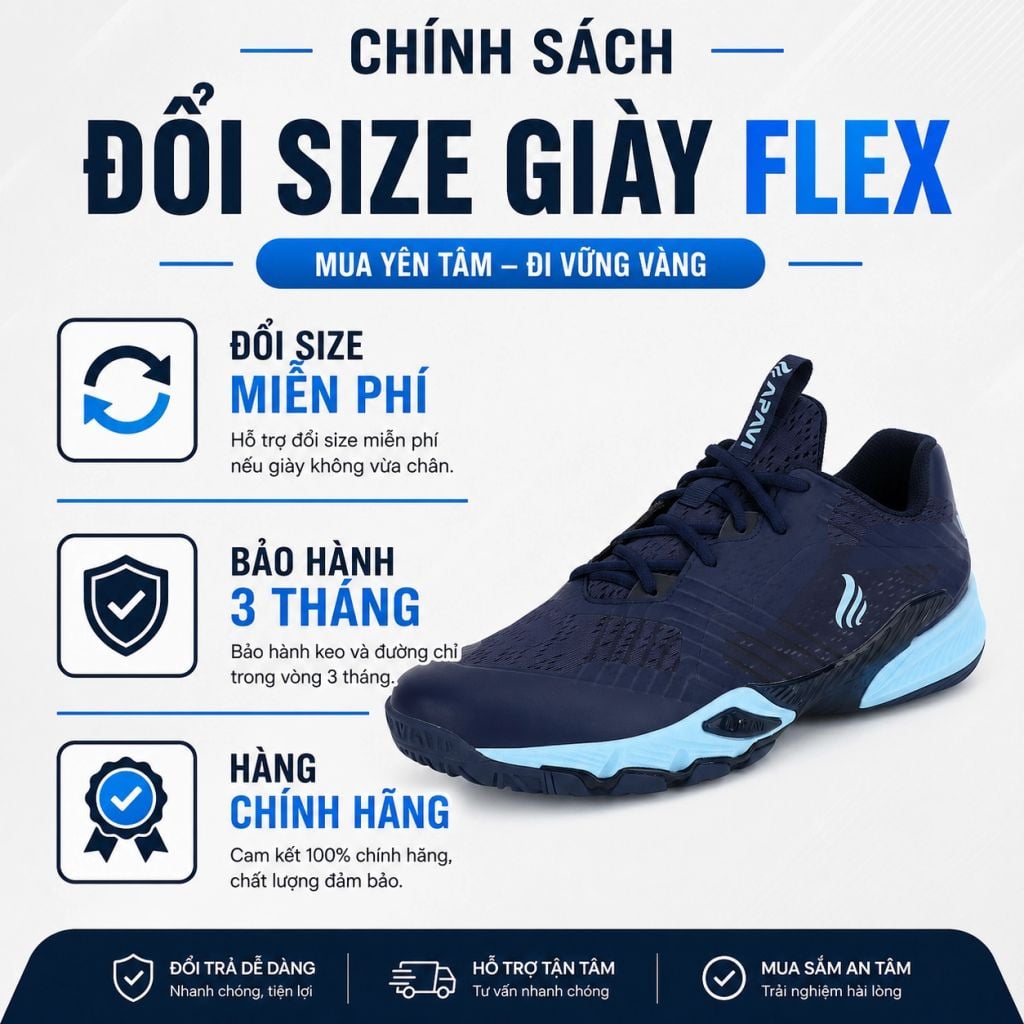 Giày Pickleball APAVI FLEX – Nhẹ, Linh Hoạt