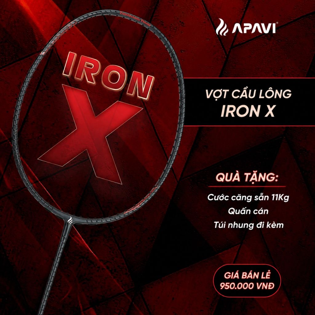 Vợt Cầu Lông APAVI Iron X
