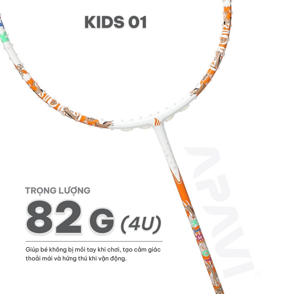 Vợt cầu lông trẻ em Apavi Kids 01
