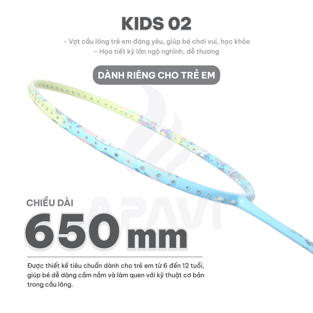 Vợt cầu lông trẻ em Apavi Kids 02
