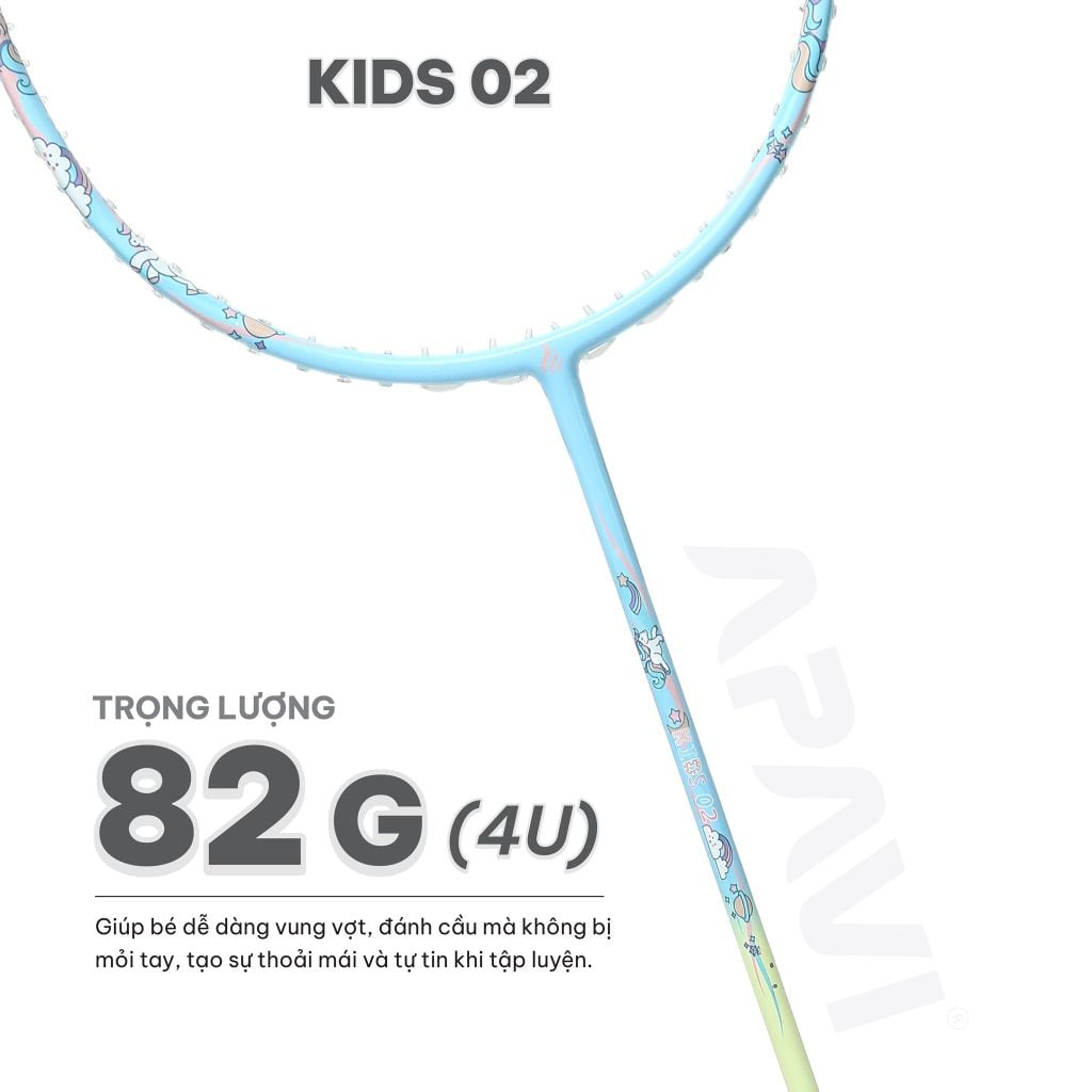 Vợt cầu lông trẻ em Apavi Kids 02