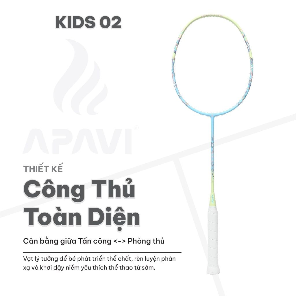 Vợt cầu lông trẻ em Apavi Kids 02