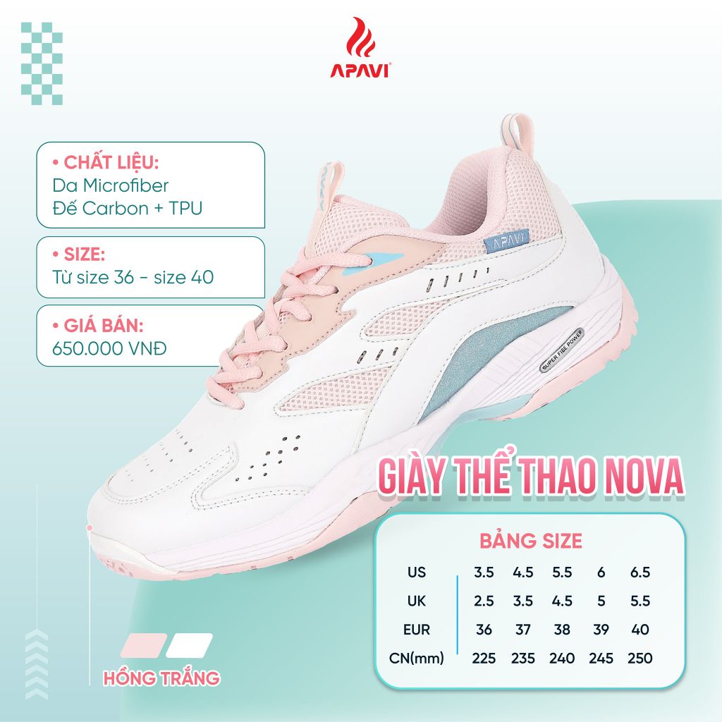 Giày cầu lông Apavi Nova