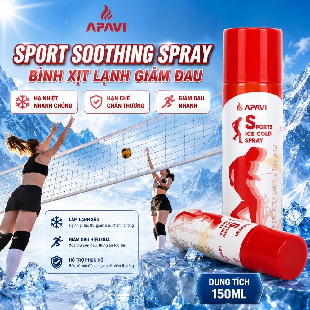 Xịt Lạnh Thể Thao APAVI S-150