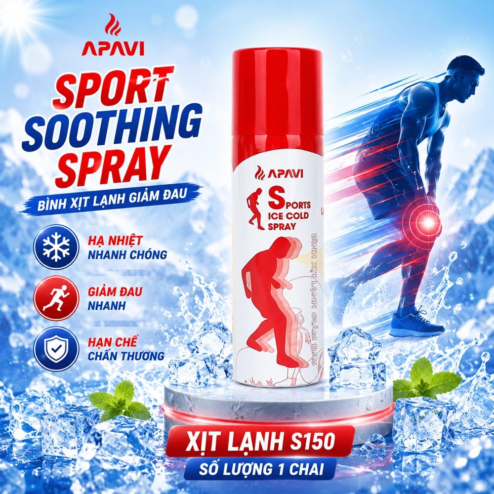 Xịt Lạnh Thể Thao APAVI S-150