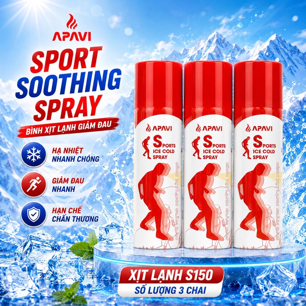Xịt Lạnh Thể Thao APAVI S-150